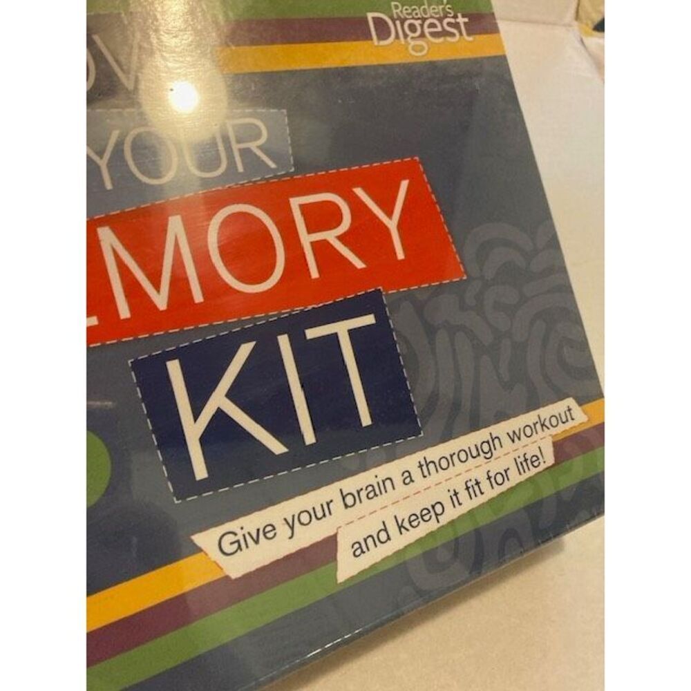 NEW Reader's Digest ‘Improve Your Memory Kit’ Game for Adults / Sealed Box - Picture 6 of 12